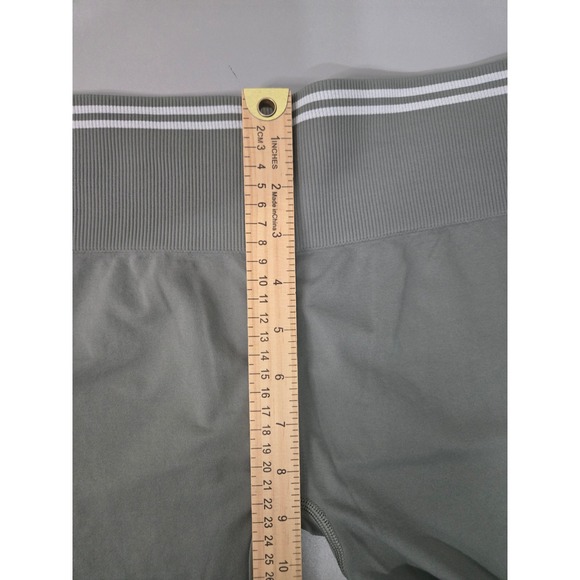 Gymshark Contrast Seamless‎ High Rise Leggings Athletic Unit Green Activewear M - Picture 4 of 8